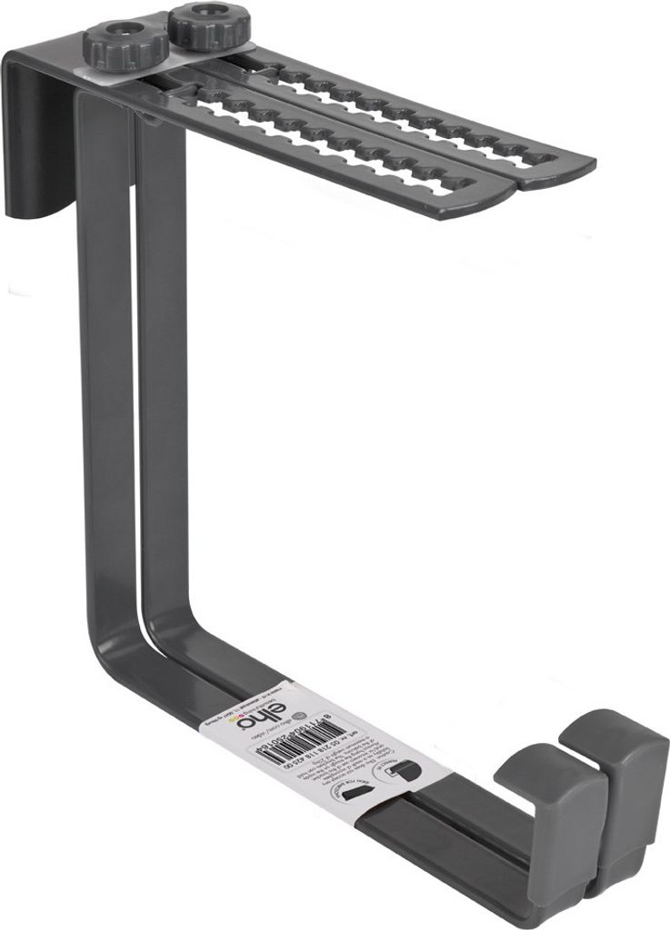 elho barcelona Balkonkastenhalter Metall - anthrazit Produktbild 