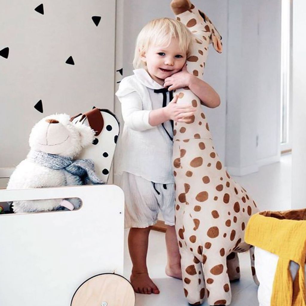 100CM Plüsch Giraffe Puppe Riese Große Kuscheltiere Weiche Kinder Spielzeug 