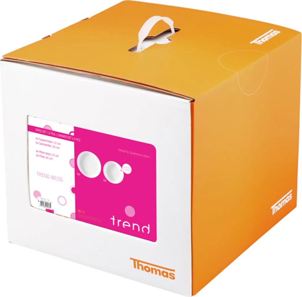 Set Piatti Thomas Trend Bianco 12 pz Porcellana Design 18339 - 8