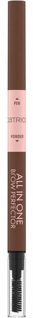 Catrice All In One Brow Perfector Eyebrow Pencil 020 Brown Long-Lasting Covering Defining Natural Vegan