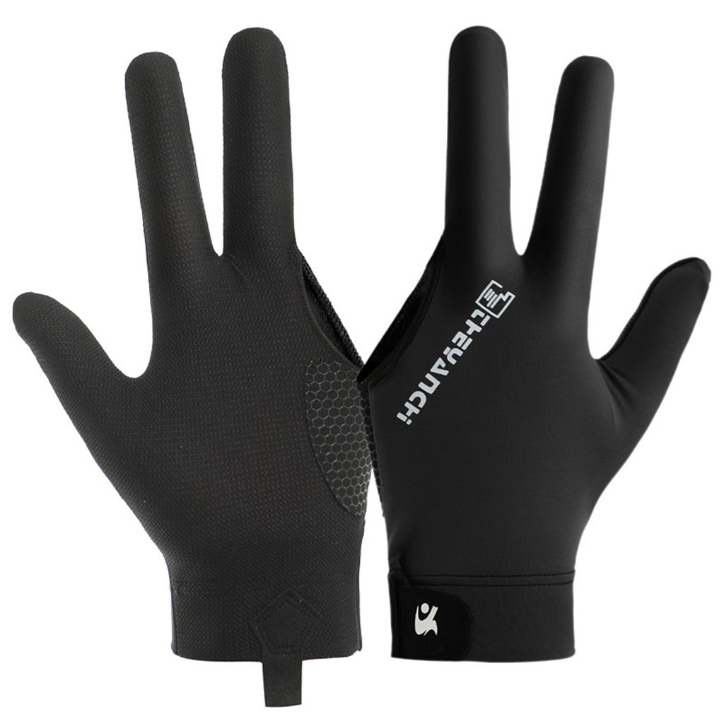 Handschuhe fš¹r Poolspieler, bequemer Billardhandschuh, 3-Finger-Poolhandschuhe, leichter Billardtischhandschuh