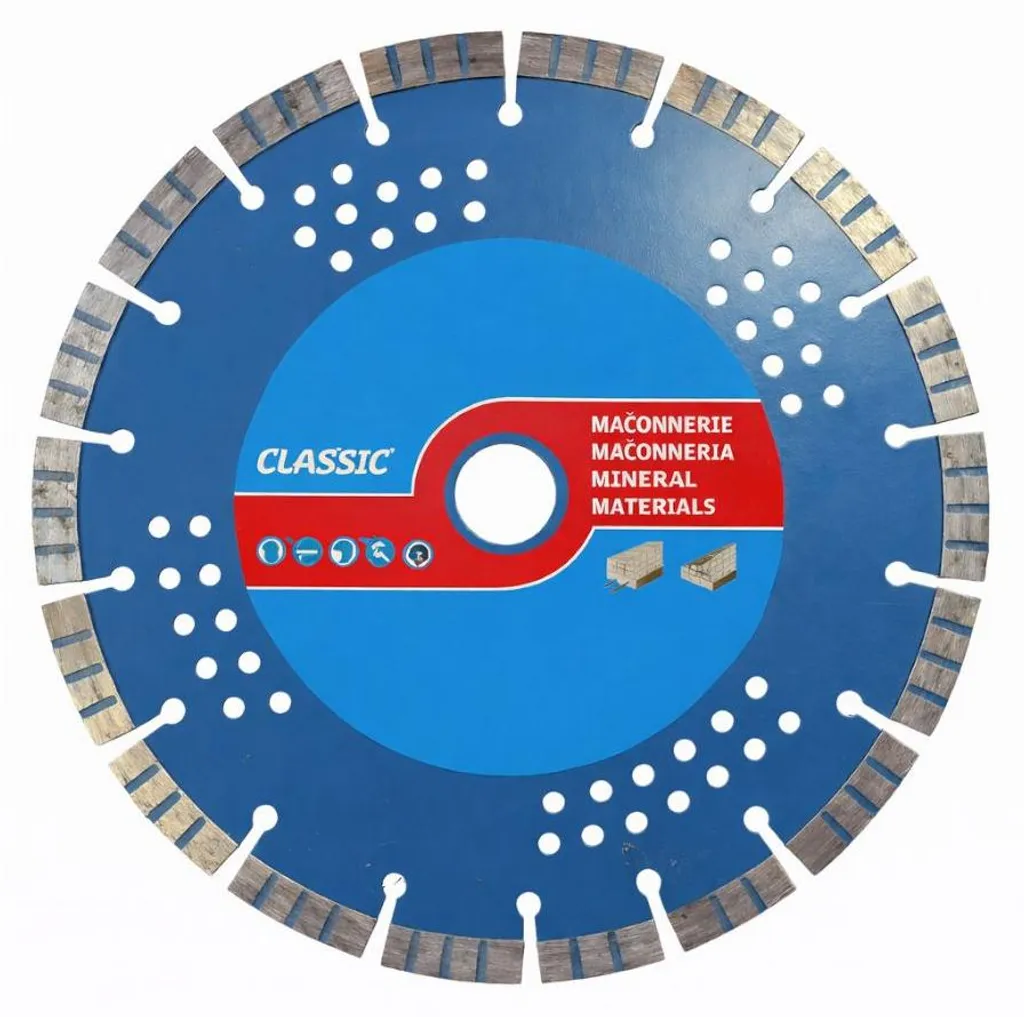 Disque diamant 115 mm segment 12 mm haute résistance béton et granit