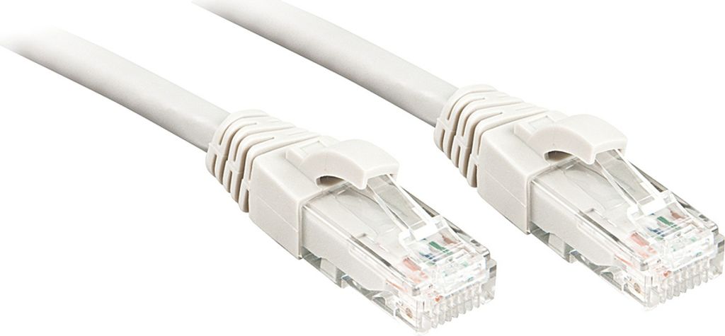 Lindy 48100, 30 m, Cat6, U/UTP (UTP), RJ-45, RJ-45, Weiß