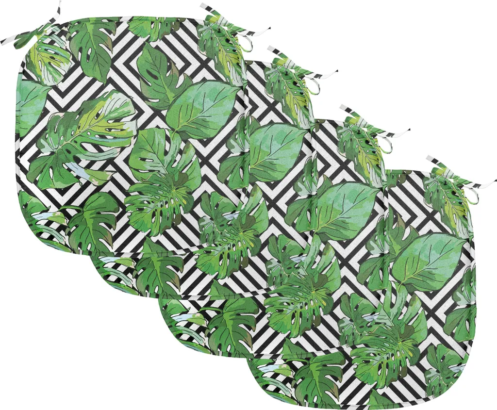 Cuscini Sedie Design Botanico ABAKUHAUS 40x40 Set da 4