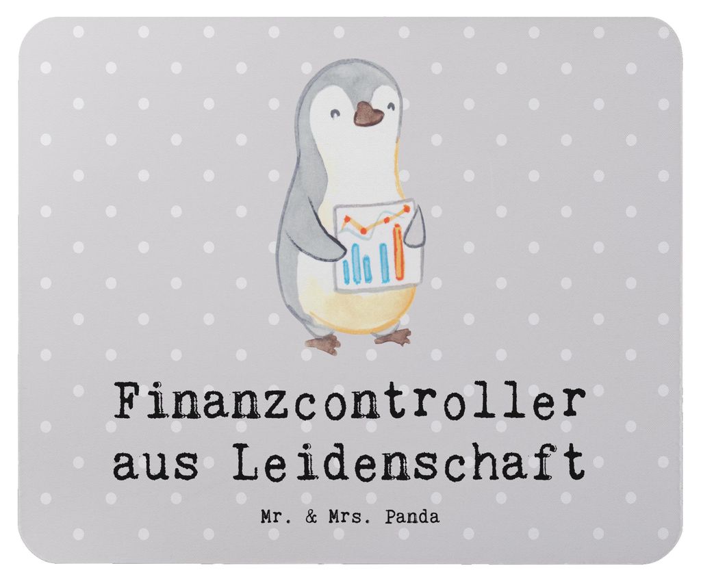 Mr. & Mrs. Panda Mauspad Finanzcontroller Leidenschaft - Produktbild 