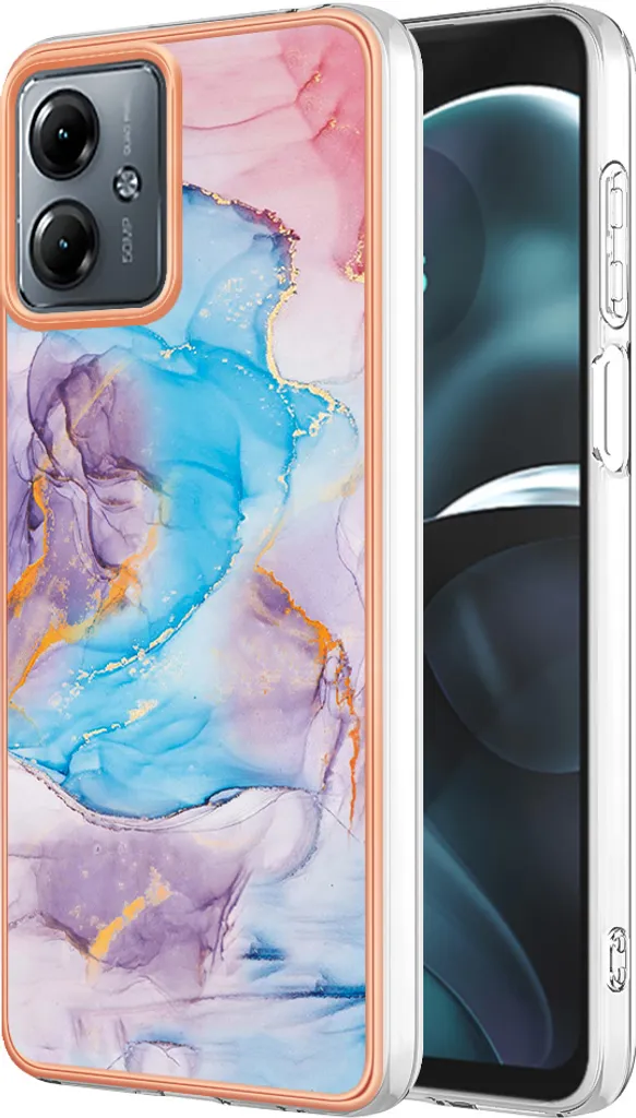 Custodia Tecnica Motorola Moto G14 - TPU Antiurto Alta Densità Blu
