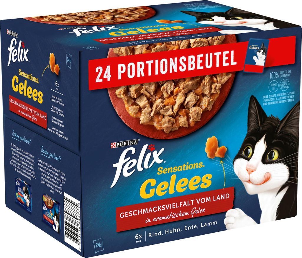 Felix Sensations Gelees Geschmacksvielfalt vom Land 24 x 85 Produktbild 