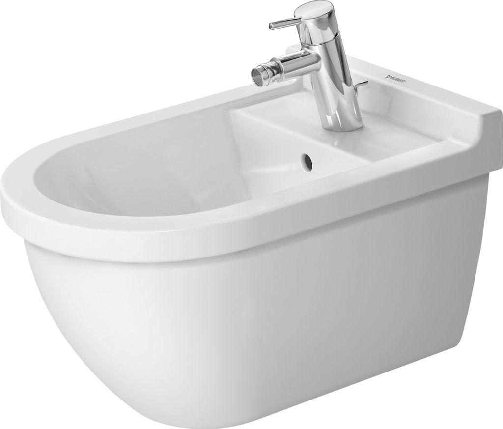 Duravit Duravit Wand-Bidet STARCK 3 m ÜL HLB 360x540mm 1 HL we