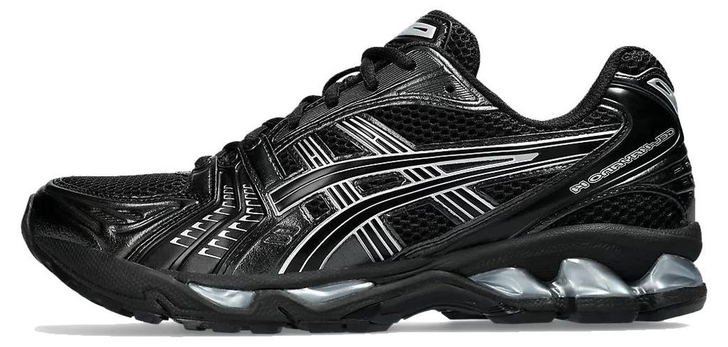 ASICS Gel-Kayano 14, color negro y plateado, talla 44.5 Imagen del producto 