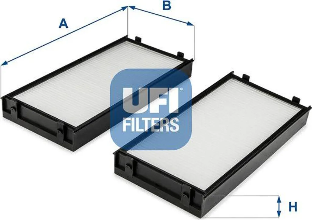 Filtre à air intérieur pour climatisation BMW X5 X6 UFI 53.255.00