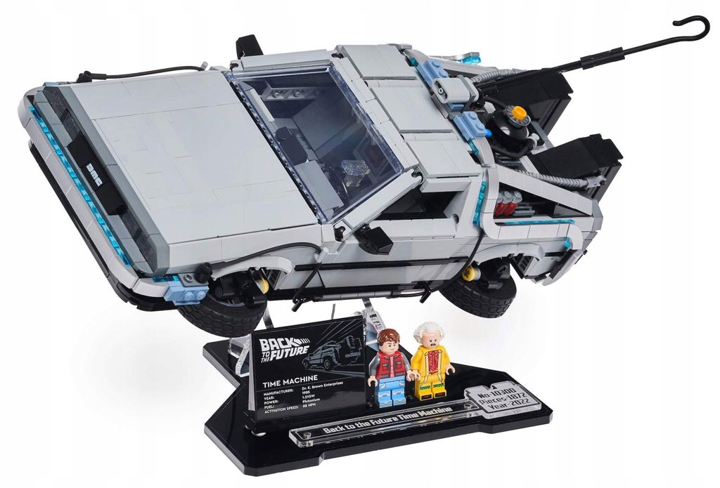 Zwarte displaystandaard voor LEGO® 10300 Creator Expert – Productafbeelding 
