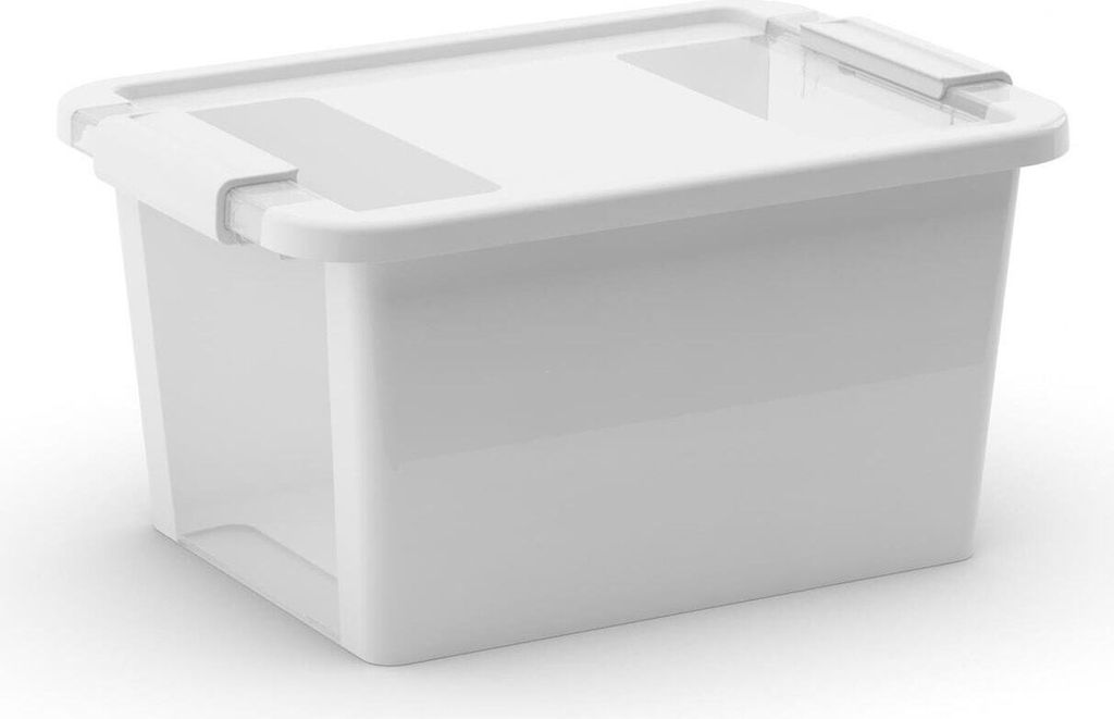 SuperSparSet 20x Mehrzweck Aufbewahrungsbehälter STORAGE mit Deckel | HxBxT 26x36,5x19cm | 11 Liter | Weiß | Behälter, Box, Aufbewahrungsbehält...