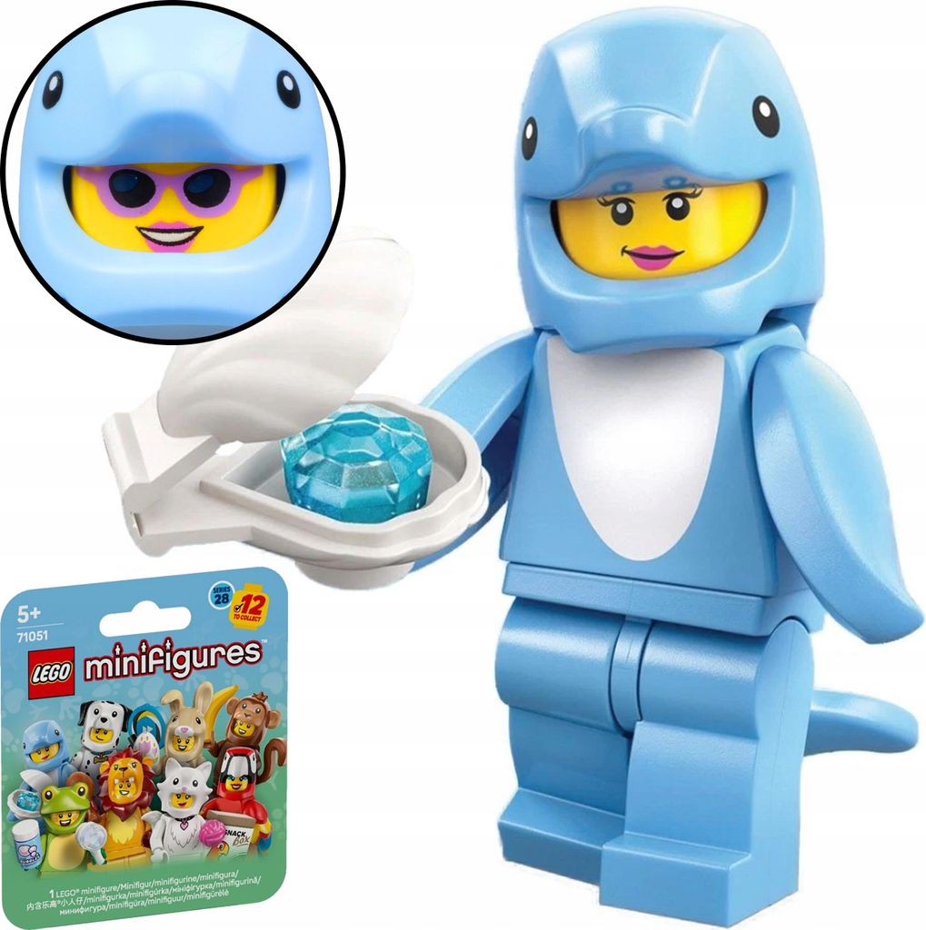 71051 – LEGO Minifigures – Serie 28 – Tiere – DELFIN-KOSTÜM