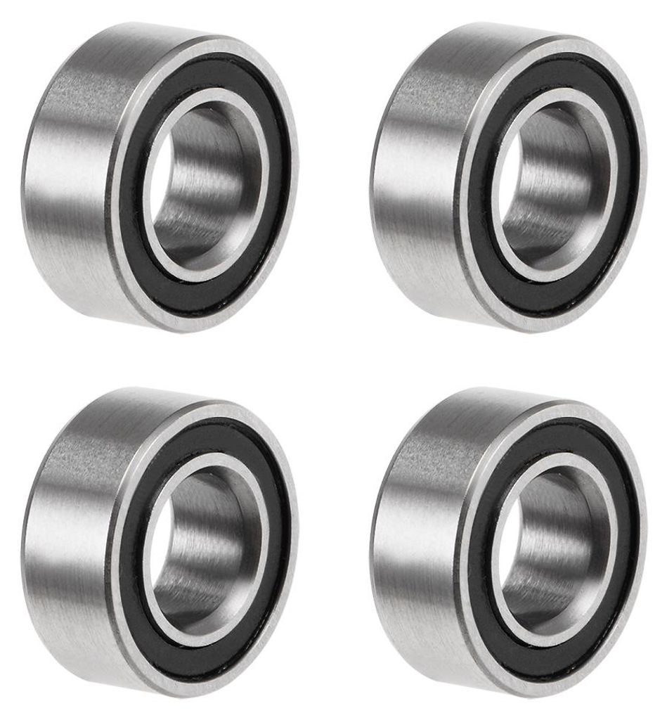 4 Stš¹ck Kugellager Rillenkugellager MR105-2RS 5mm Innendurchm 10mm Au?endurchm 4mm Bohrung Doppelt Abgedichtet Chromstahl Z2 fš¹r Skateboard 3...