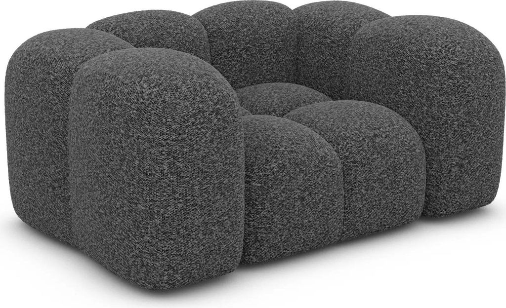 Bouclé Sessel Valora Graphit