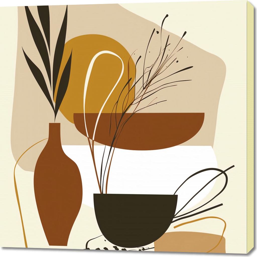 Bild 100x100cm Einfachheit der Entspannung