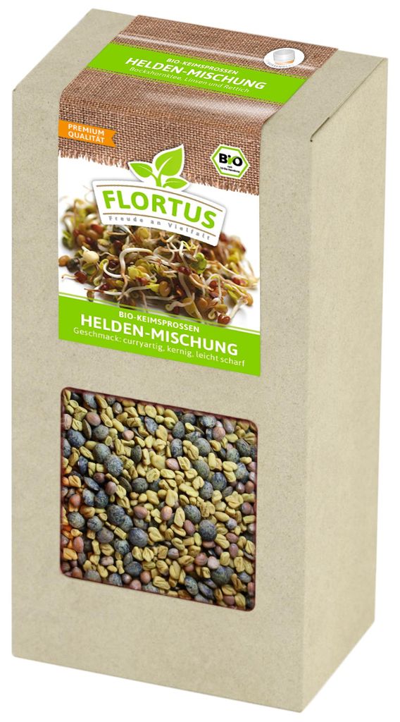 Artikelbild 5 von 'BIO Keimsprossen Helden-Mischung (Bockshornklee, Linsen und Rettich)'