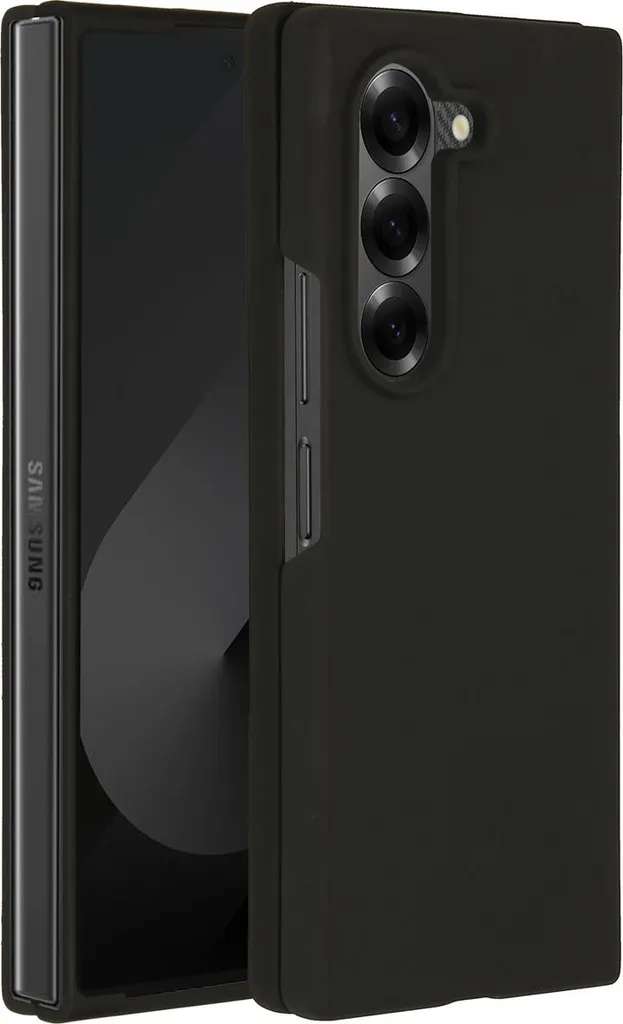 Custodia Premium Accezz per Samsung Z Fold 6 | Nero Silicone Liquido