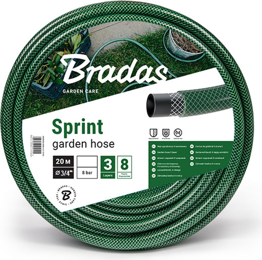 BRADAS Zahradní hadice 20m, 3/4" SPRINT BR-WFS3_420 Obrázek produktu 