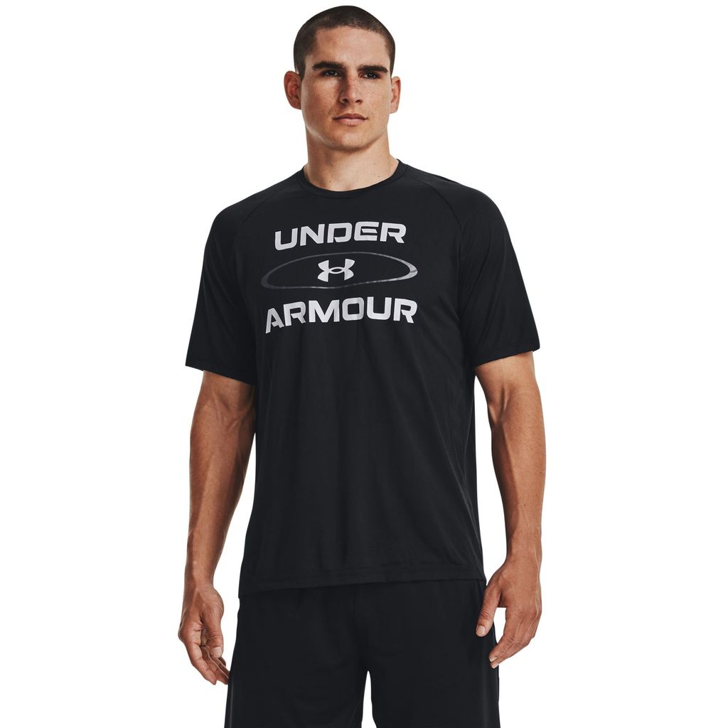 Herren T-Shirt Under Armour Tech 2.0 WM Graphic SS, Größe: M