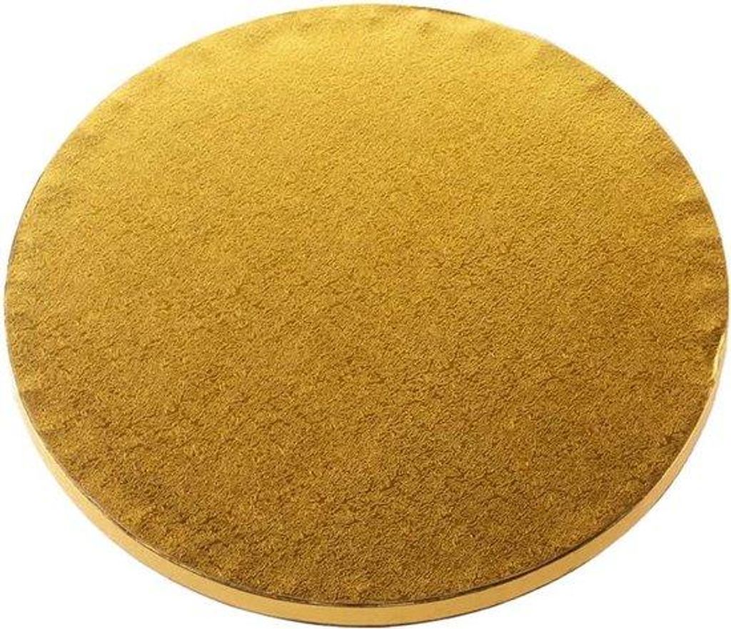 Goldenes Rundes Tortenteller 30cm für Präsentation