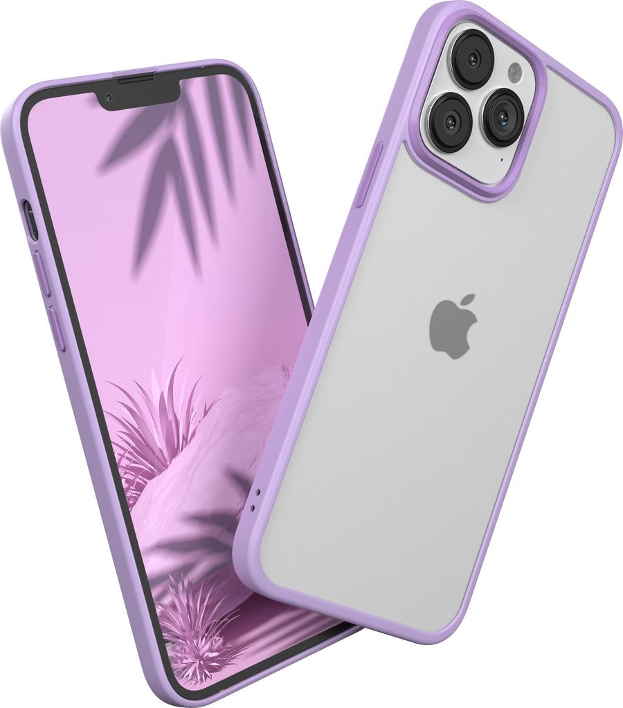 EAZY CASE - Outdoor Case kompatibel mit Apple iPhone 13 Pro Max, stoßfest, kratzfest, mit Kameraschutz, Silikonhülle in Pink