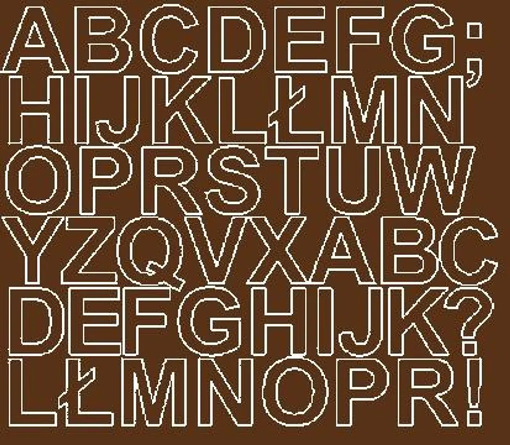 Lettere Adesive Marroni 3 cm - Personalizza con Eleganza Naturale