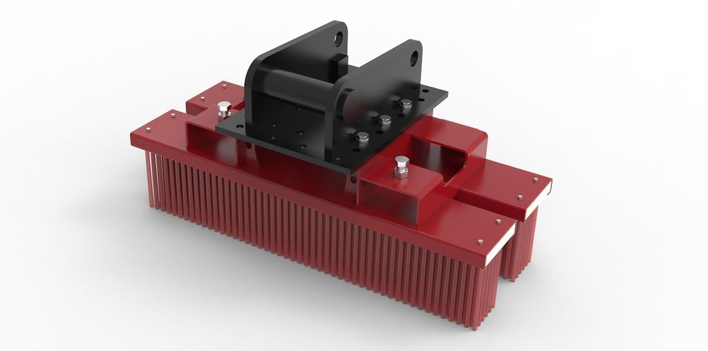 Joma-Tech Blockbesen ecoLine mit Schraubadapter Schaeff HR18 in 1000mm Arbeitsbreite