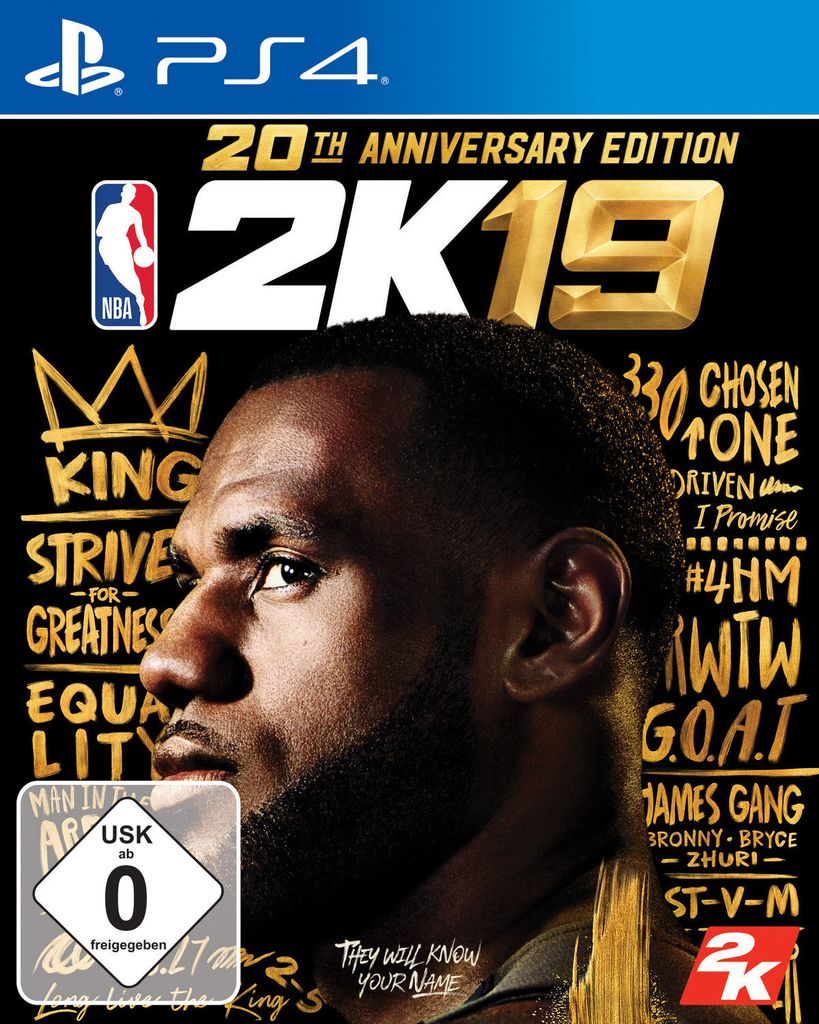 2K NBA 2K19 : Edition 20ème Anniversaire, PlayStation 4, E Produktbild 