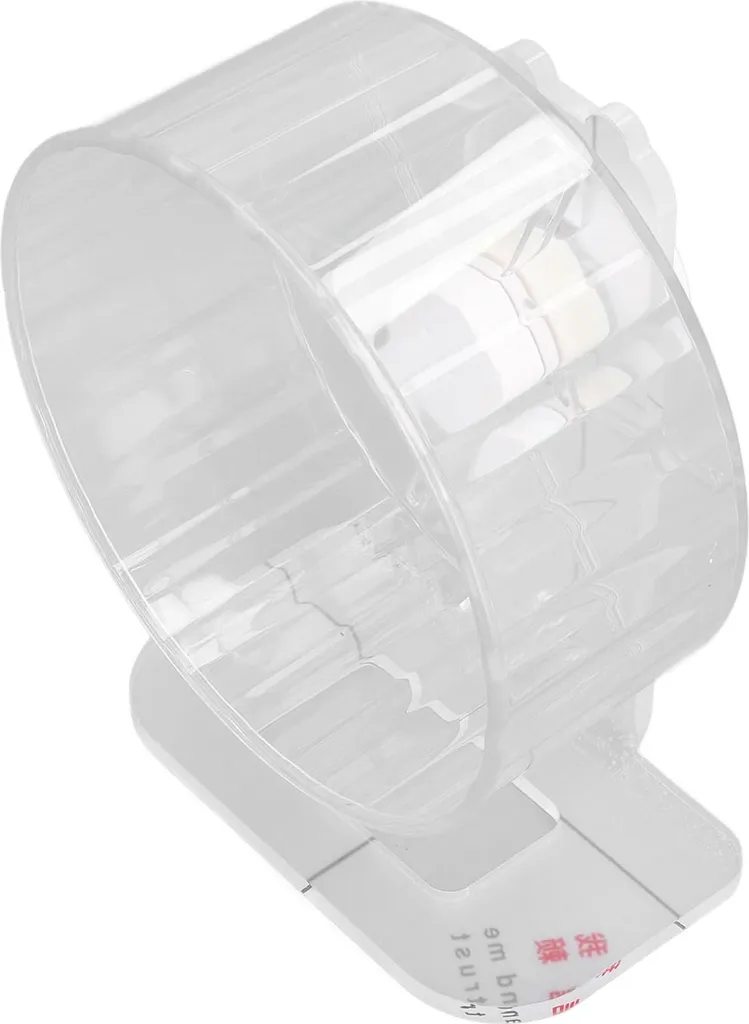Roue de Hamster Silencieuse en Acrylique avec Support Stable - Taille M - 2