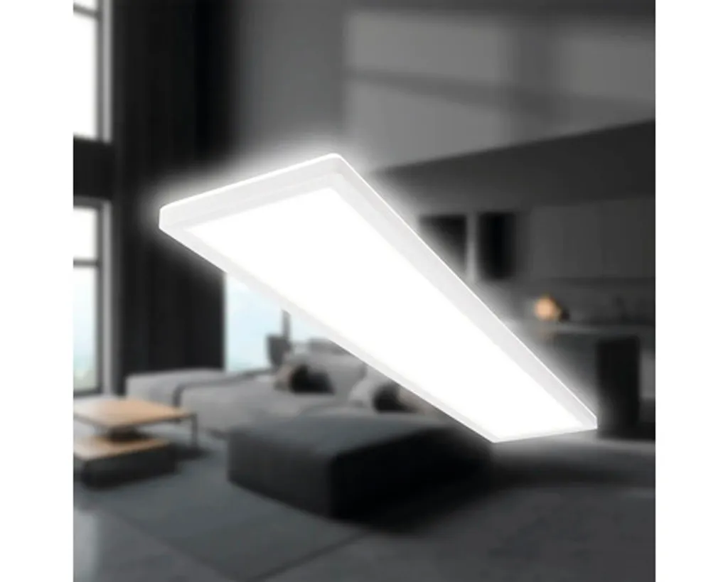 Briloner Tava LED 98cm Plafoniera Ultrapiatta 4800lm Retroilluminata - 10