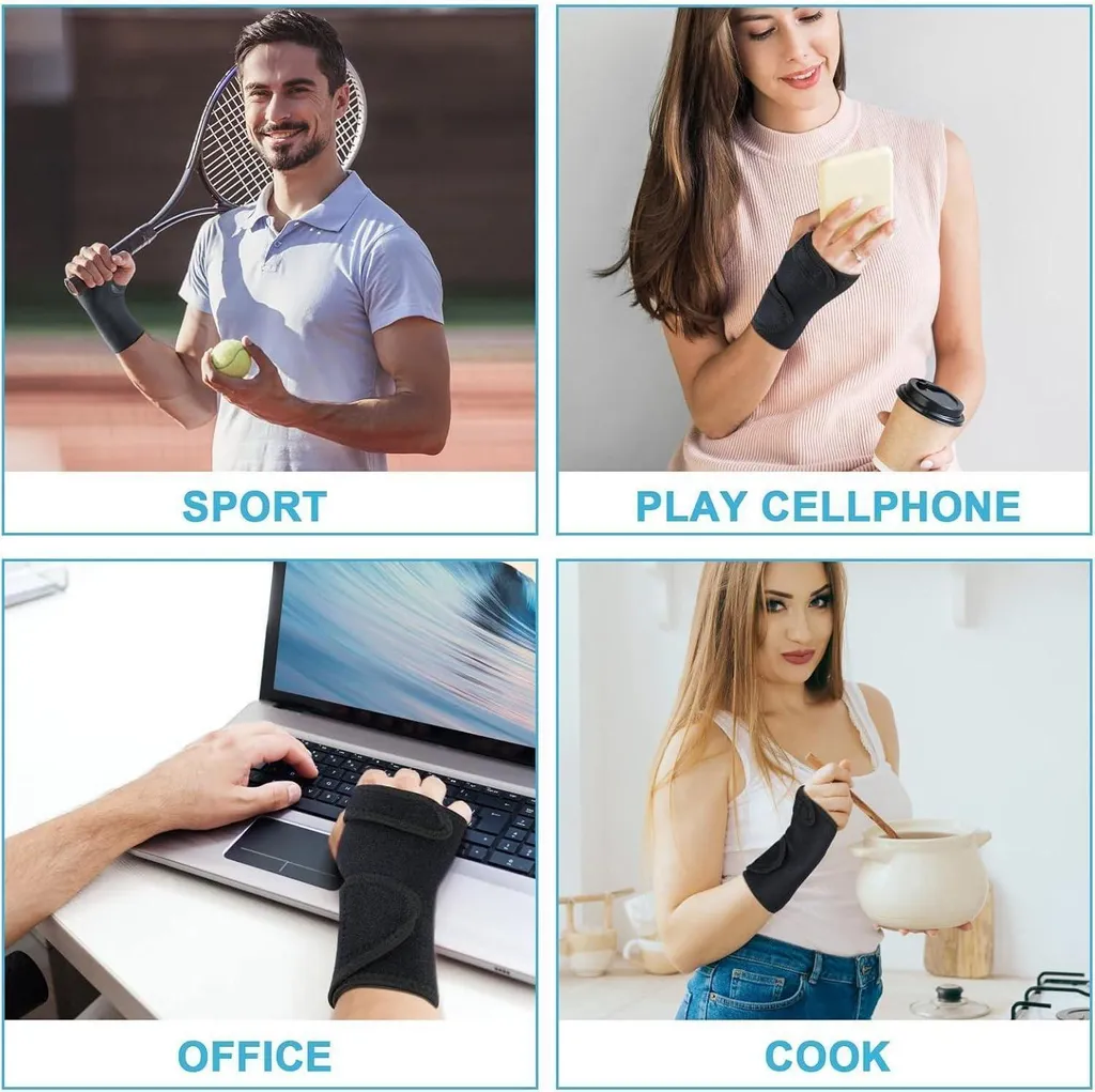 Orthèse de Poignet Ergonomique ACWOO - Support de Compression Ajustable - 6