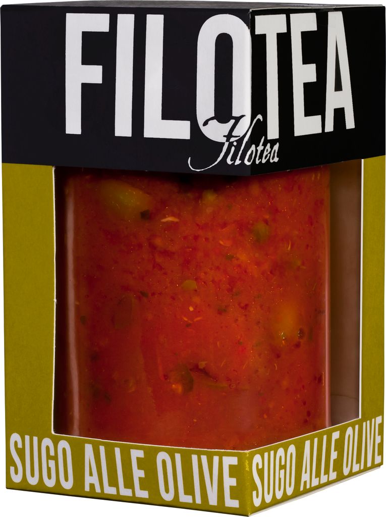 Sugo con olive, ital. Sugo per pasta gourmet con olive, 280 Immagine del prodotto 