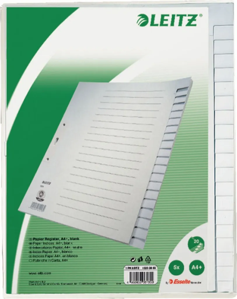 Carnet de notes A4 Gris Vierge - Registre élégant à pages blanches