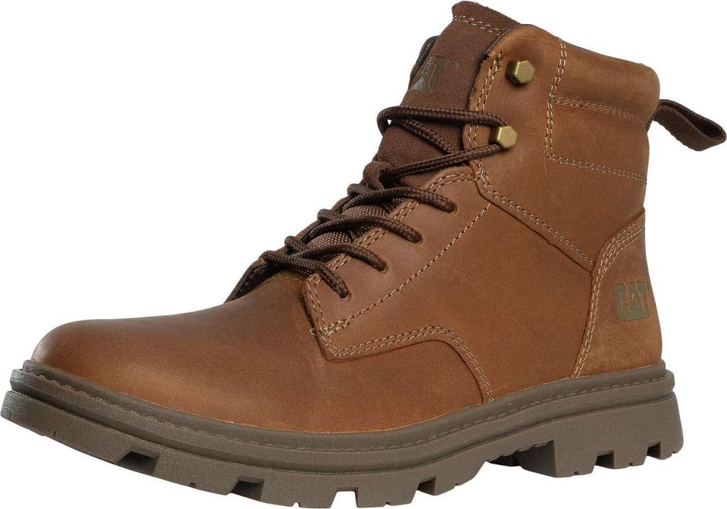Caterpillar Practitioner Mid Leather Boots, Beige 42 EU Produktbild 