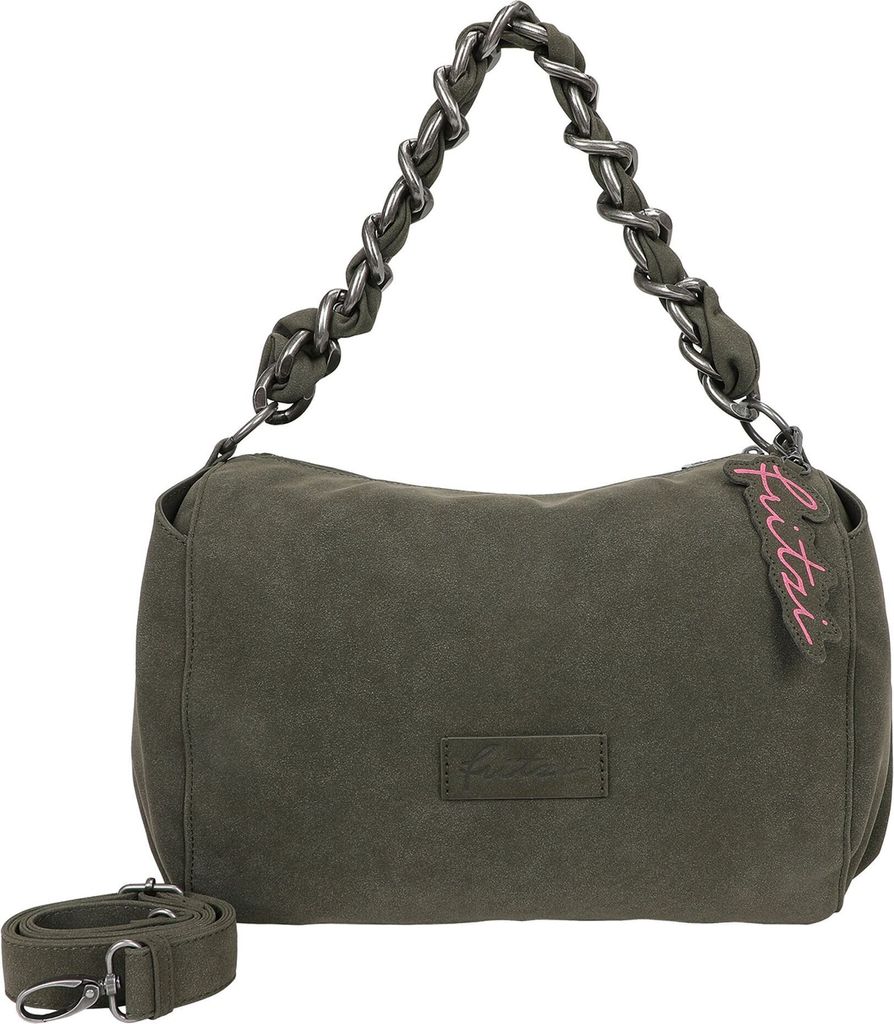 Fritzi aus Preußen Schultertasche Umhängetasche Fritzi Janni Jack Hobo Bag Olive olivgrün