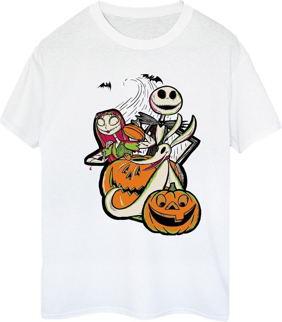 The Nightmare Before Christmas - T-Shirt für Damen BI52672 (M) (Weiß)