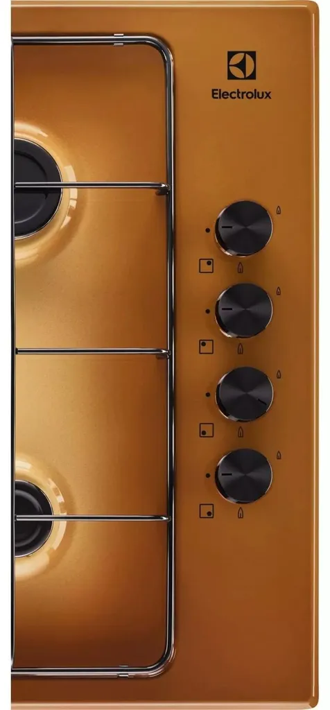 Plaque de Cuisson Gaz 4 Feux Electrolux 9kW avec Commandes Latérales