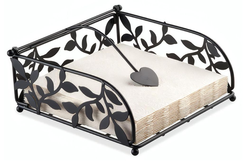 Ambiente Serviettenhalter Metall 18x18cm Produktbild 