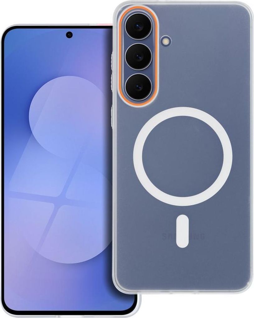 Case passend für Xiaomi 17 ULTRA Go Orange kompatibel mit MagSafe transparent
