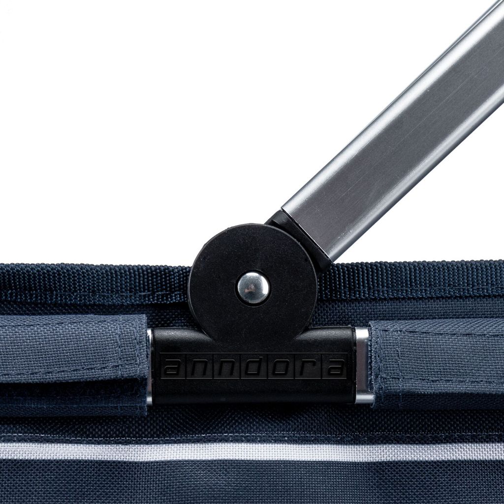 anndora Einkaufskorb 'Maritim Blue': Stilvoll, geräumig Produktbild 8