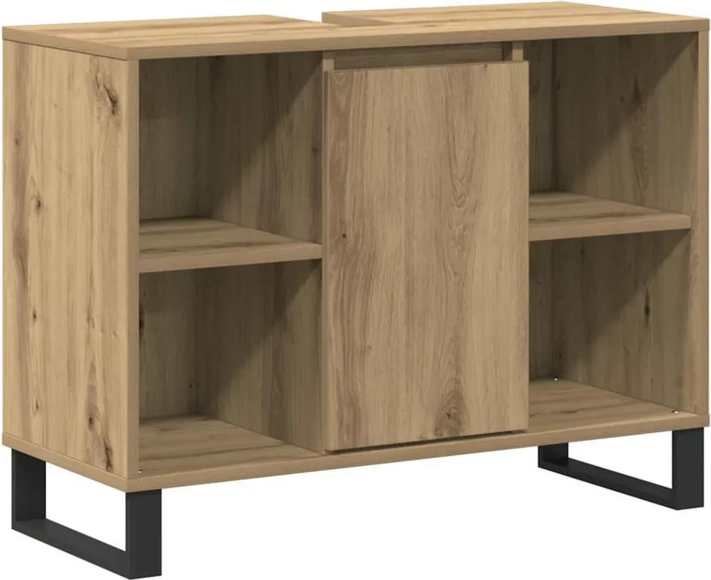 Mobile Bagno Moderno Artisan Oak 80x33x60 - Legno Effetto Naturale