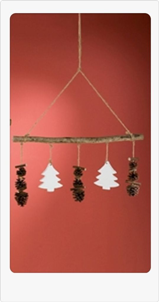 Holz Weihnachts Hängedeko 1 Hänger Motiv sortiert