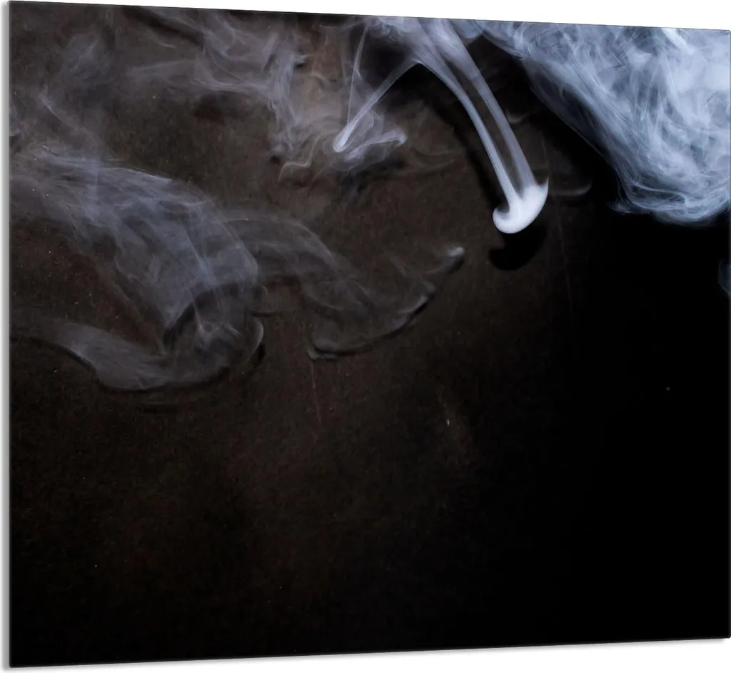 Coprifornelli Vetro Temperato 65x60 Smoke - Paraschizzi Cucina Nero