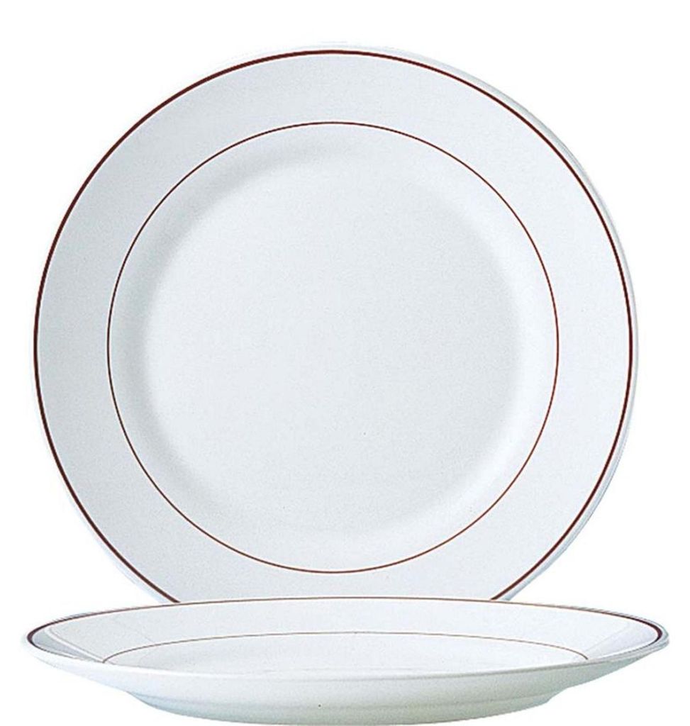 Restaurant Bordeaux Teller flach 19,5cm - 24 Stück Produktbild 