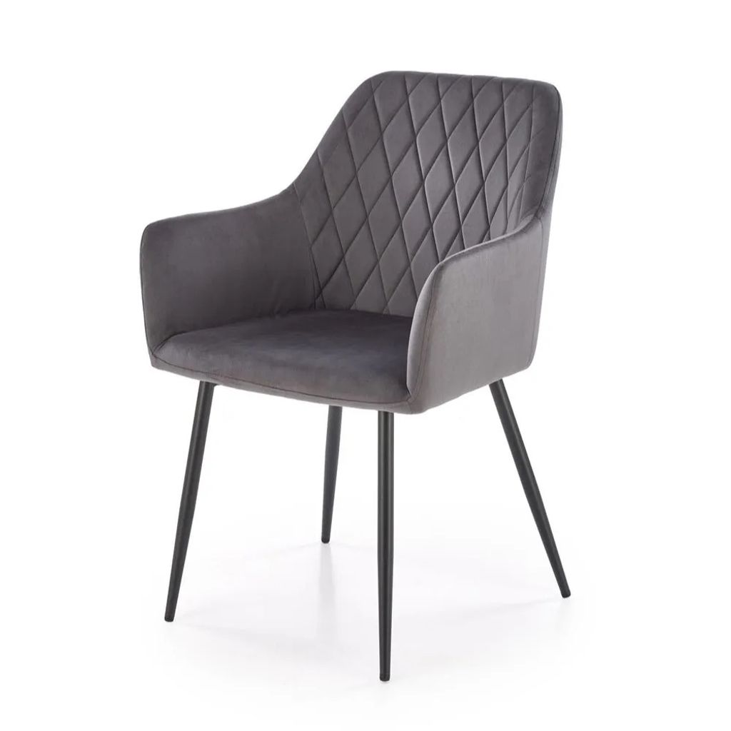 Halmar K558 židle šedá (1p=2szt) Produktbild 