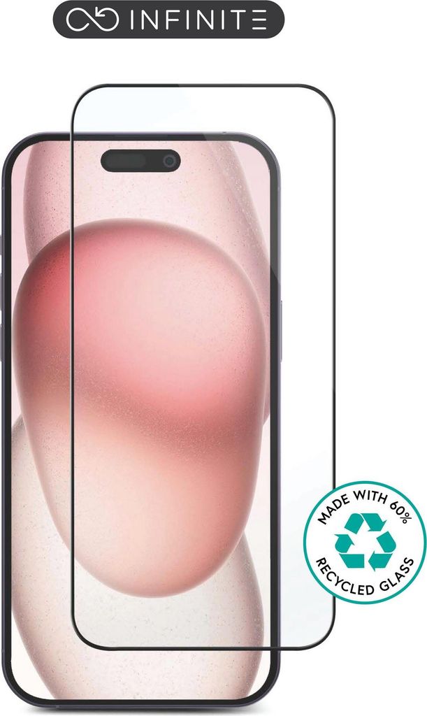 eSTUFF ES501421, Apple, iPhone 16, Kratzresistent, Splitterfrei, Transparent, 1 Stück(e)
