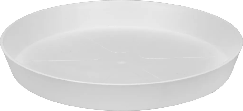 Elho Loft Urban dessous de plat rond 34 cm blanc pour pot de fleurs