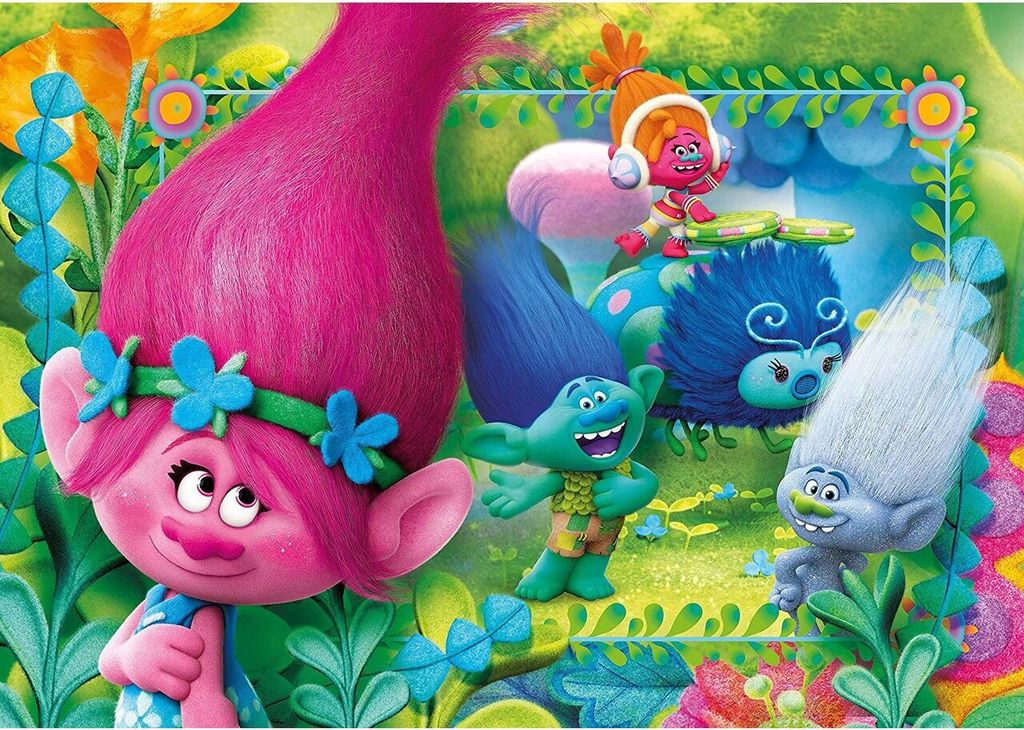 Puzzle Clementoni - Trolle, 60 Teile XXL