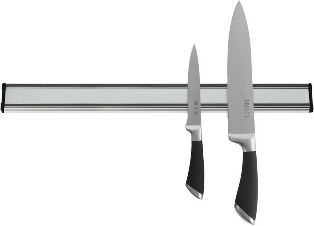 Barre aimantée cuisine en métal 47,5 cm, aimant puissant pour couteaux